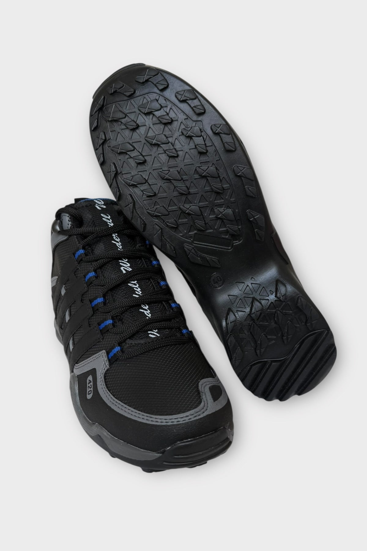 Erkek Spor Trekking & Outdoor Bot SİYAH - SAKS