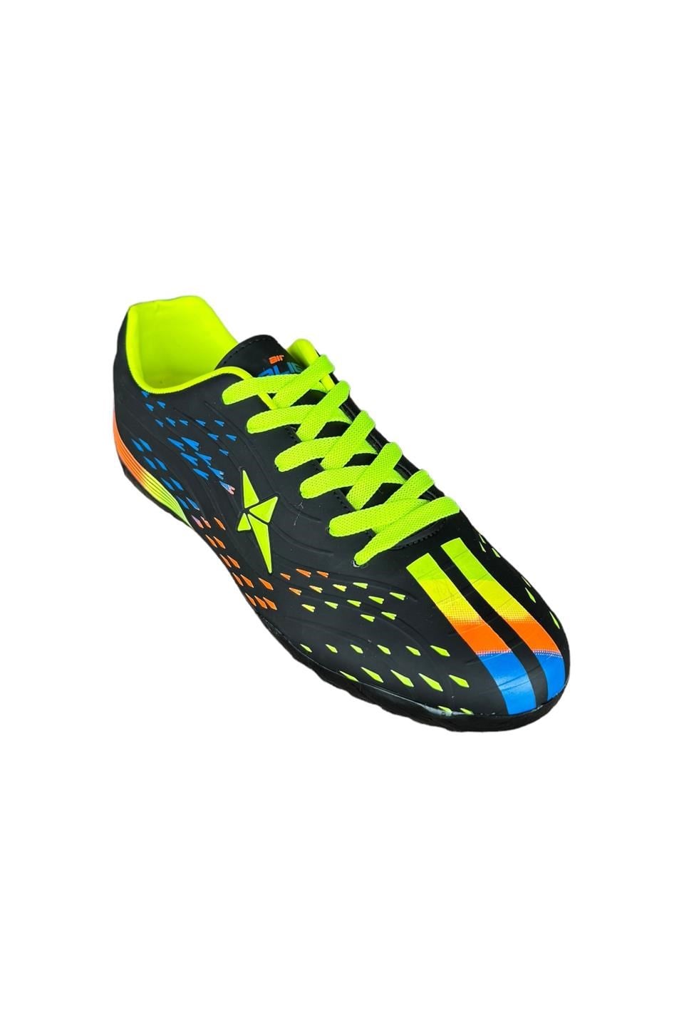 Erkek TPU Taban Futbol Halı Saha Ayakkabısı SİYAH - SARI