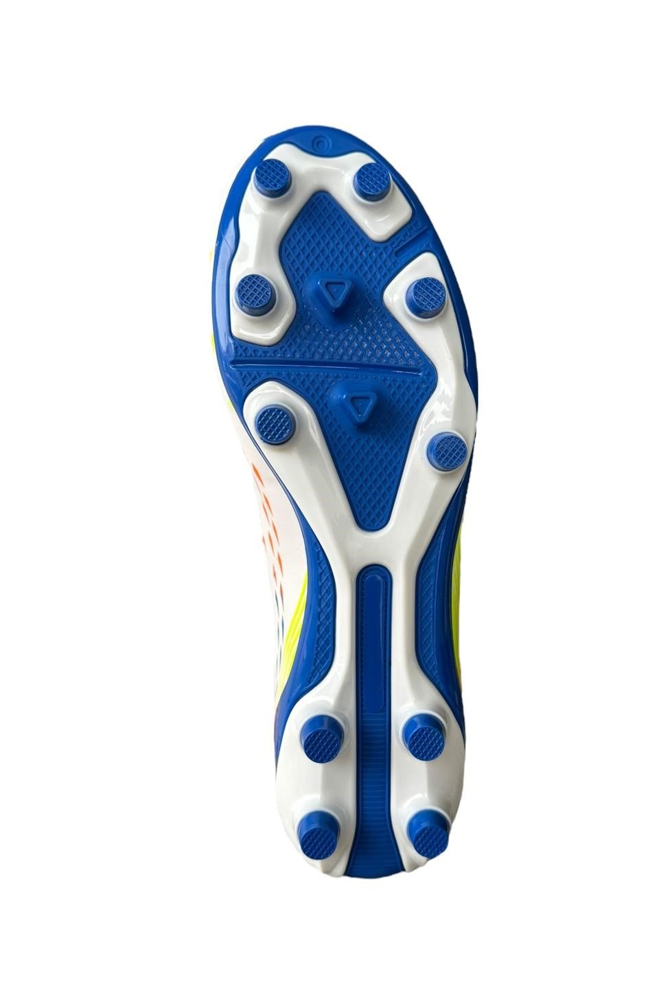 Erkek TPU Taban Futbol Krampon Halı Saha Ayakkabısı BEYAZ - SAKS