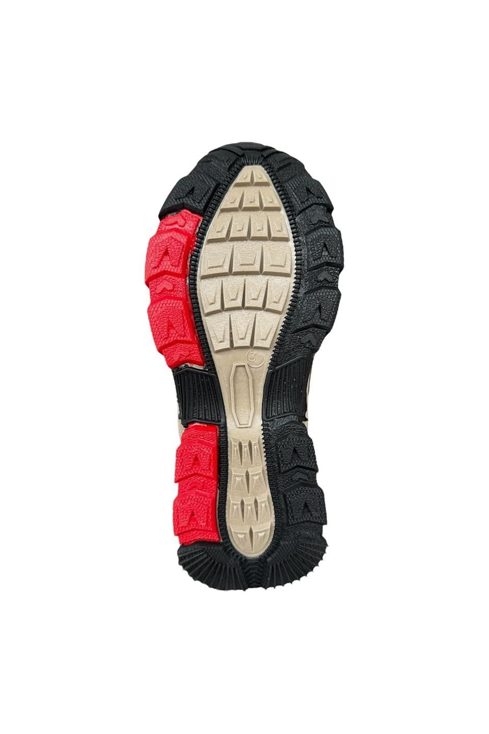İçi Yünlü Cırtlı Soğuk Geçirmez Outdoor Çocuk Bot VİZON - KIRMIZI