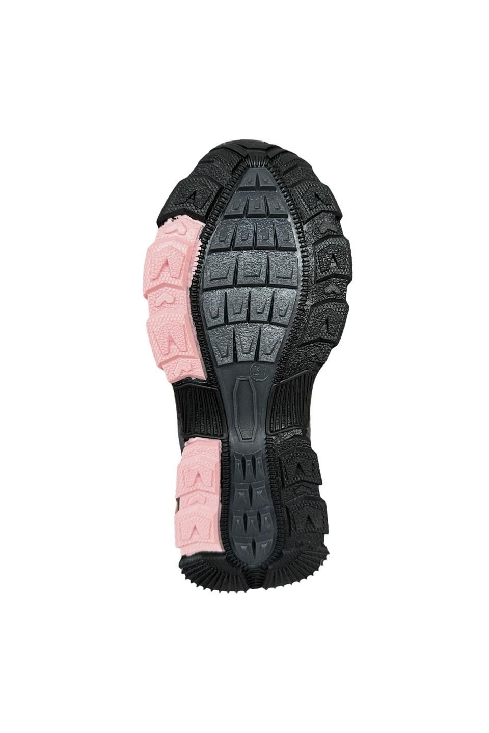 İçi Yünlü Cırtlı Soğuk Geçirmez Outdoor Çocuk Bot FÜME - PEMBE