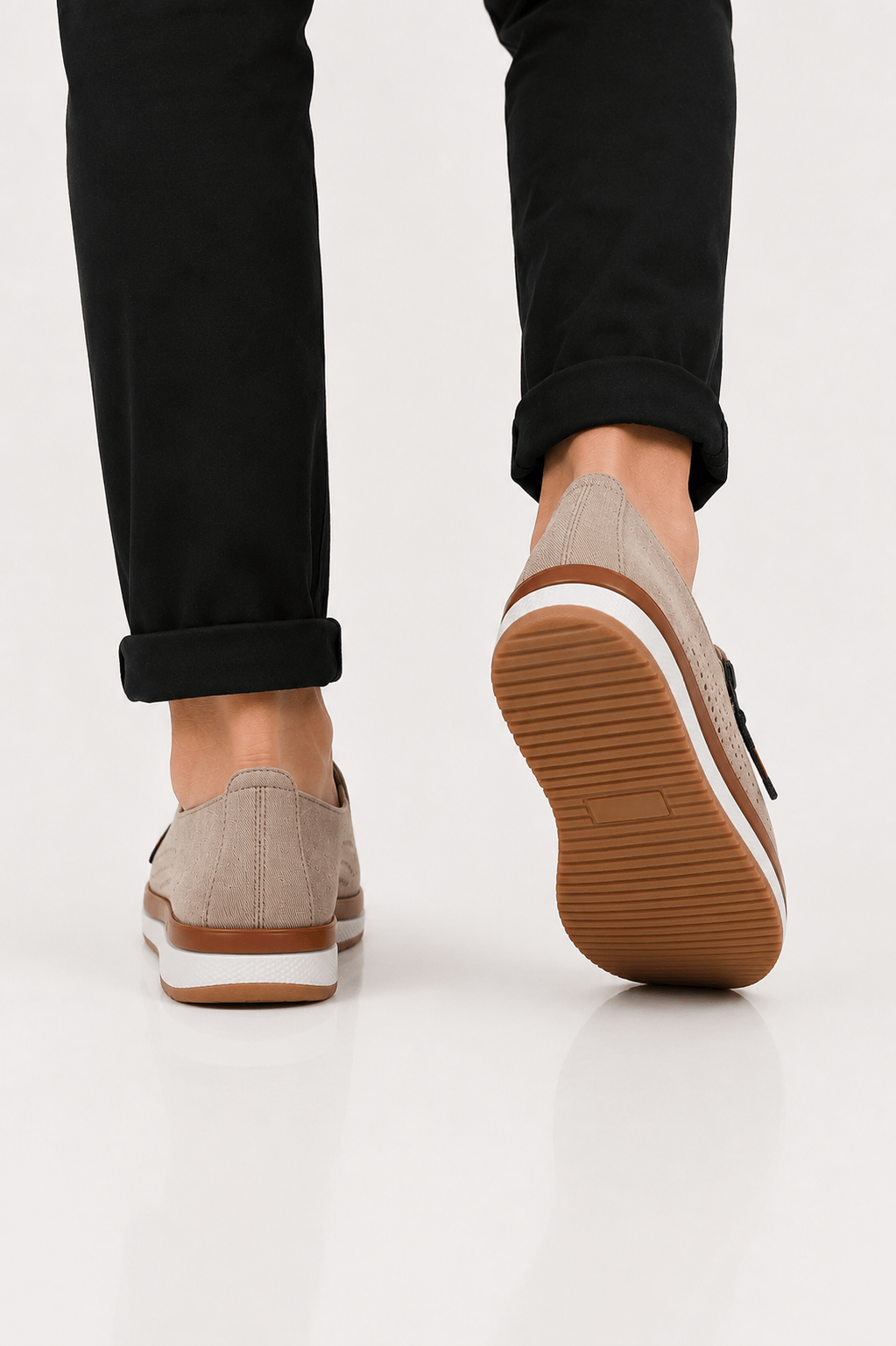 Kadın Ortopedik Yumuşak Comfort Günlük Ayakkabı BEJ
