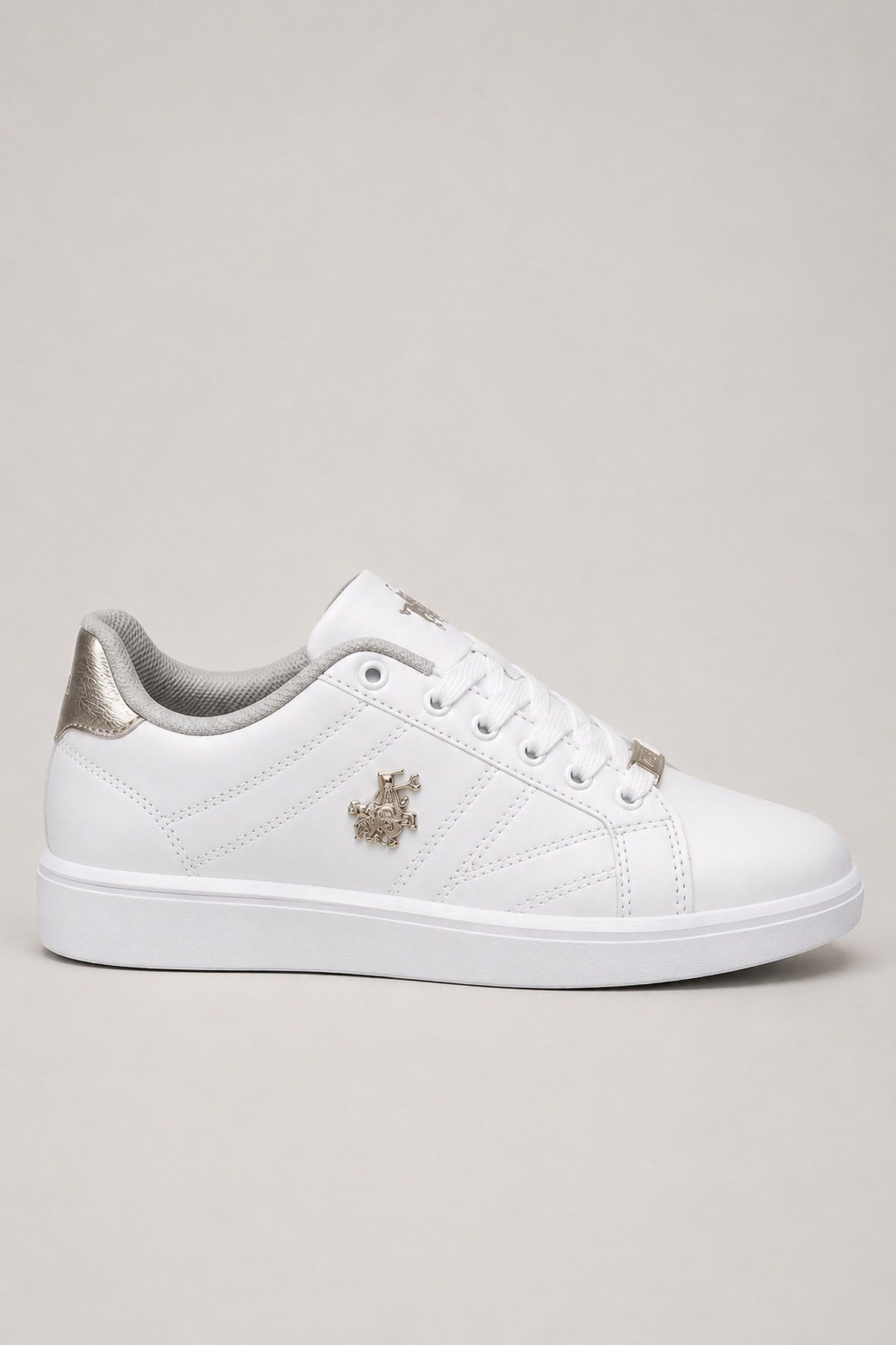 Kadın Sneaker Ayakkabı BEYAZ-ALTIN