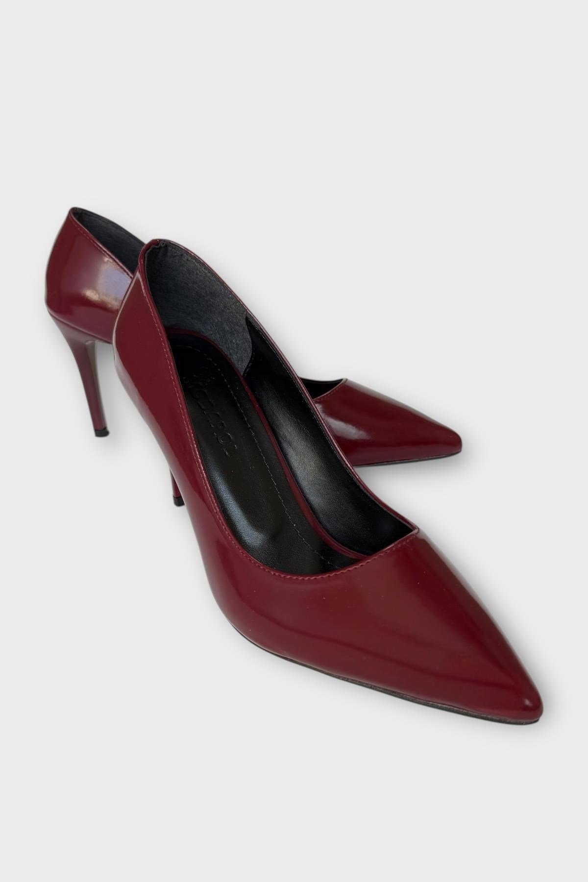 Klasik KadınTopuklu Ayakkabı (8cm) BORDO