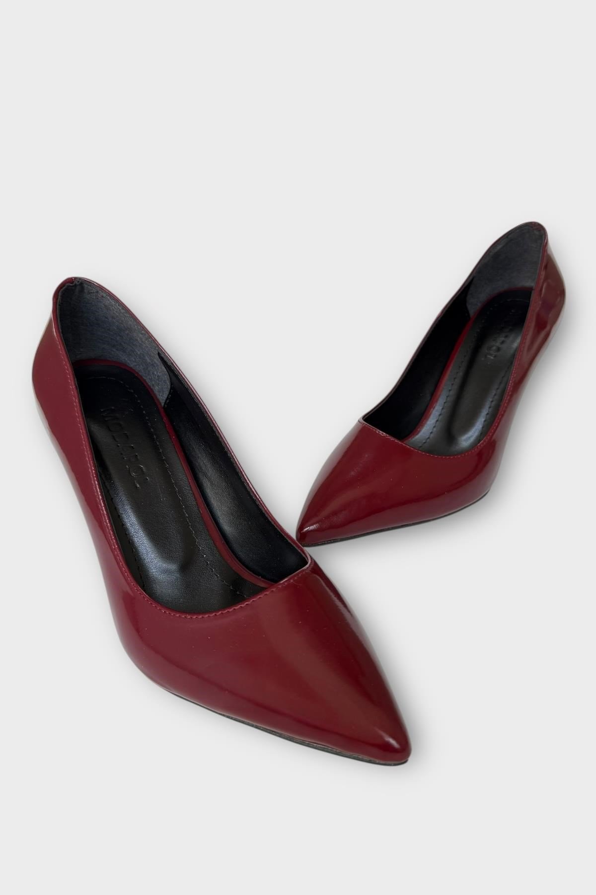 Klasik KadınTopuklu Ayakkabı (8cm) BORDO