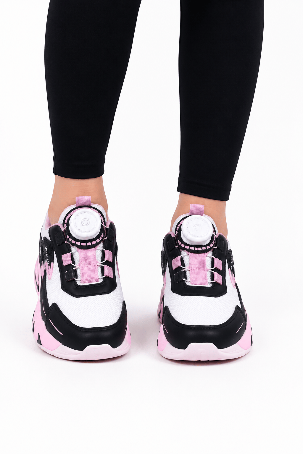 Mekanizmalı Çocuk Spor Ayakkabı BEYAZ-PEMBE