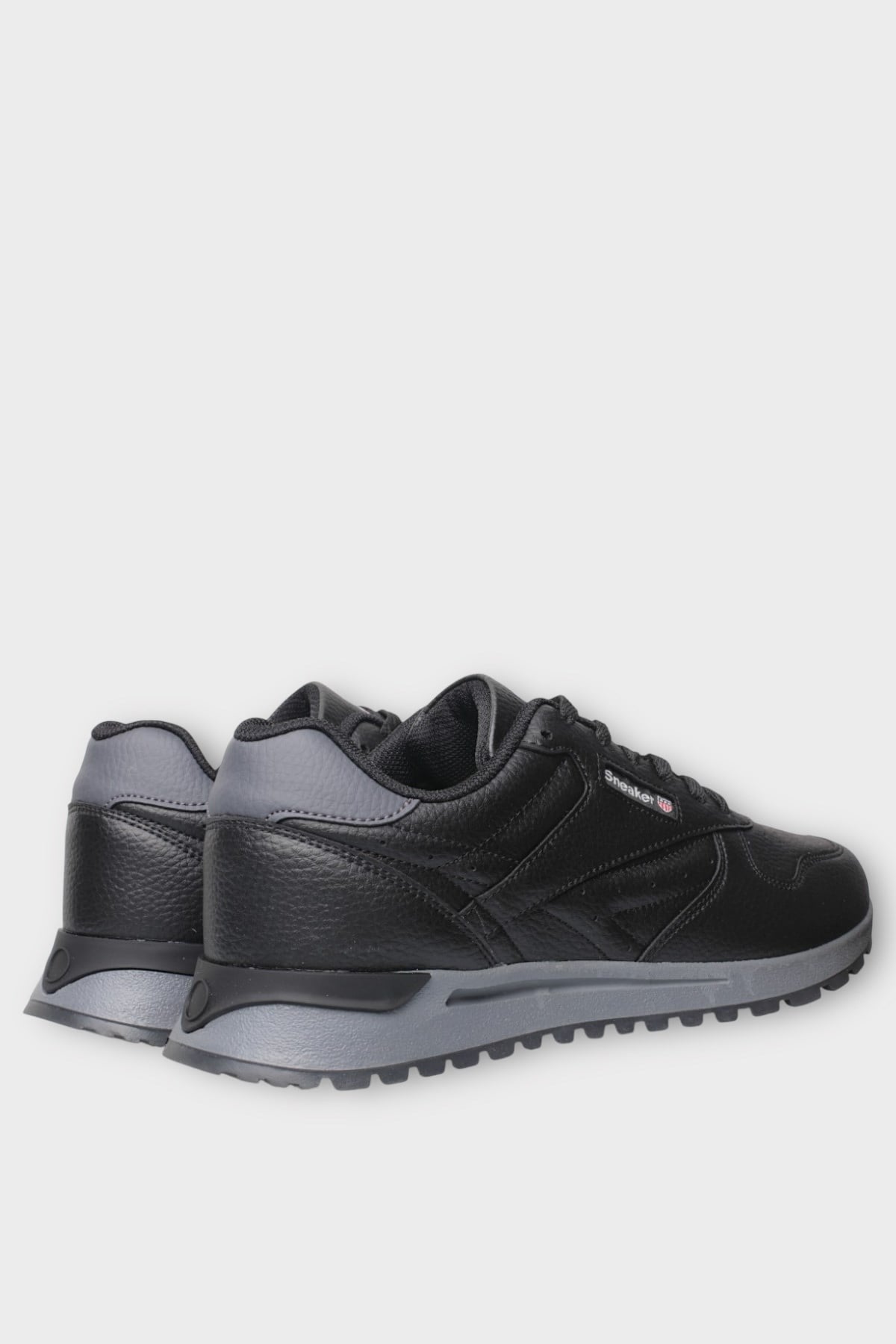 Ortopedik Cilt Sneaker Unisex Spor Ayakkabı SİYAH