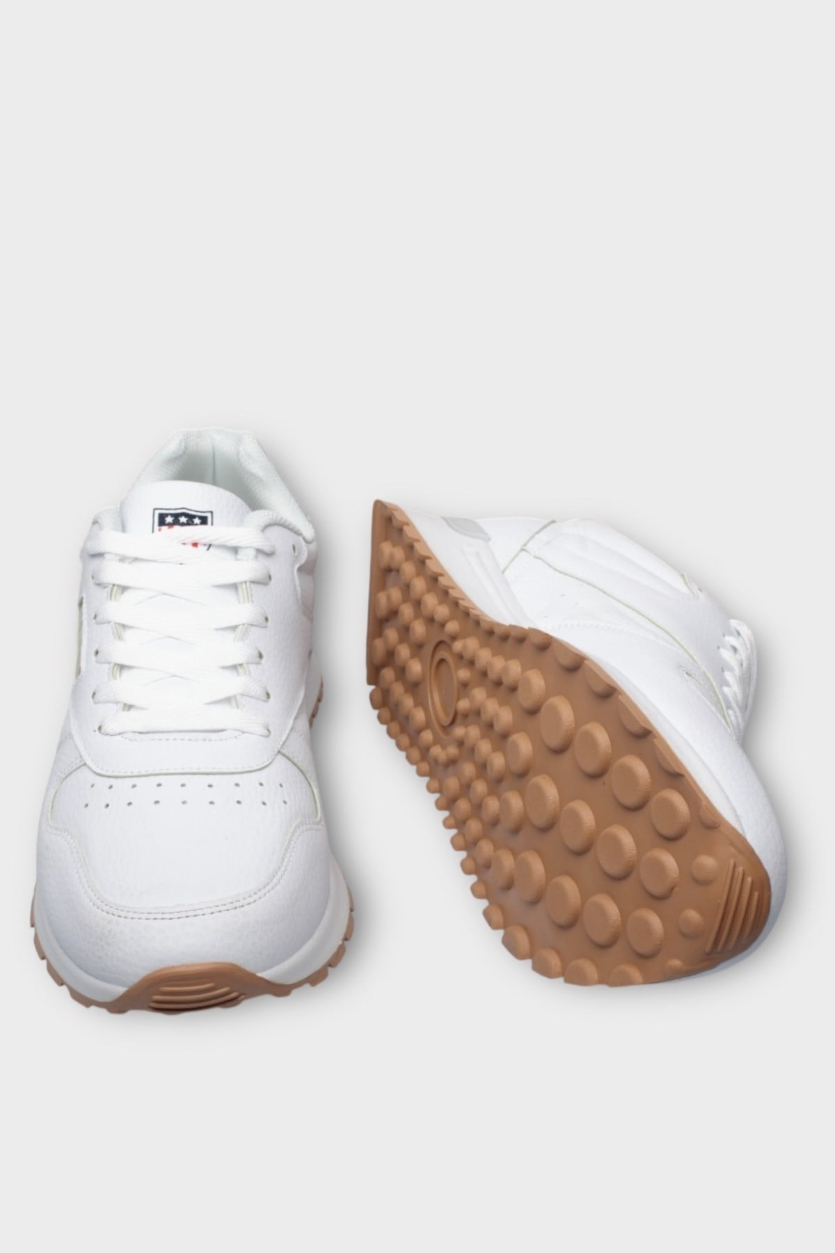 Ortopedik Cilt Sneaker Unisex Spor Ayakkabı BEYAZ