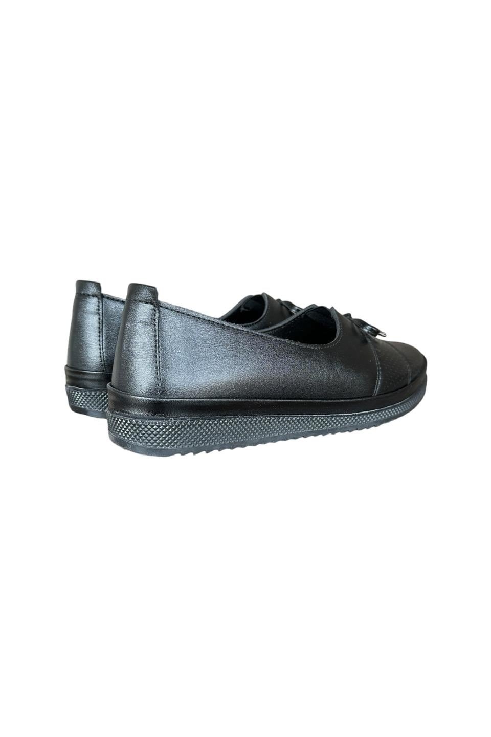Ortopedik Hafif Rahat Comfort Taban Babet Ayakkabı SİYAH