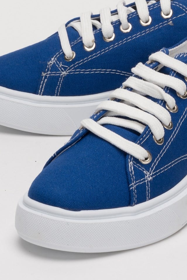 Rahat Kalıp Kalın Taban Kadın Sneaker Ayakkabı MAVİ
