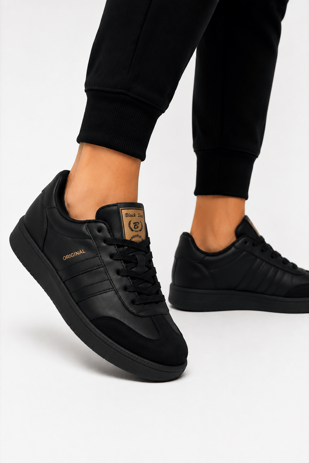 Rahat Unisex Spor Ayakkabı SİYAH