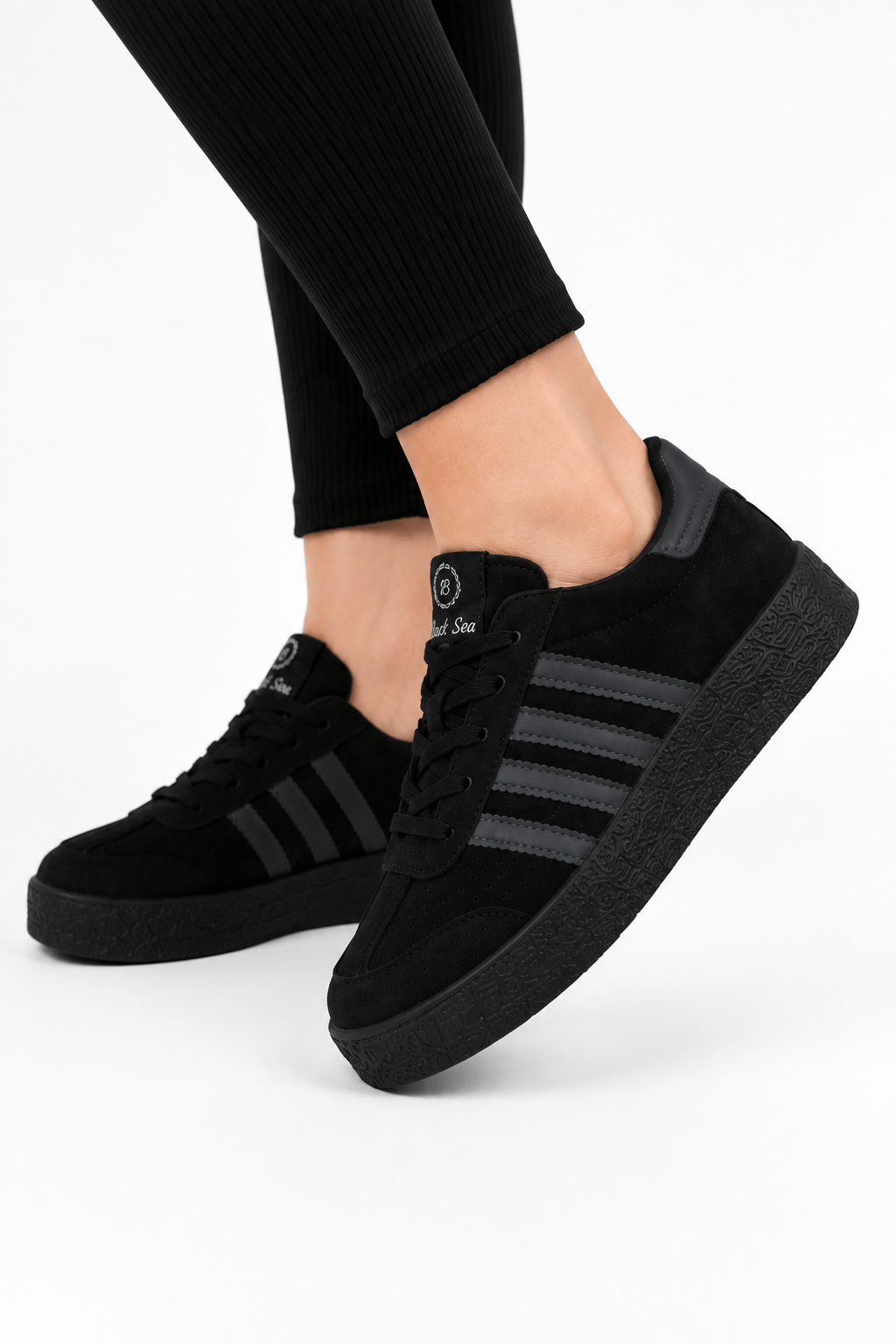 Rahat Unisex Spor Ayakkabı SİYAH-FÜME