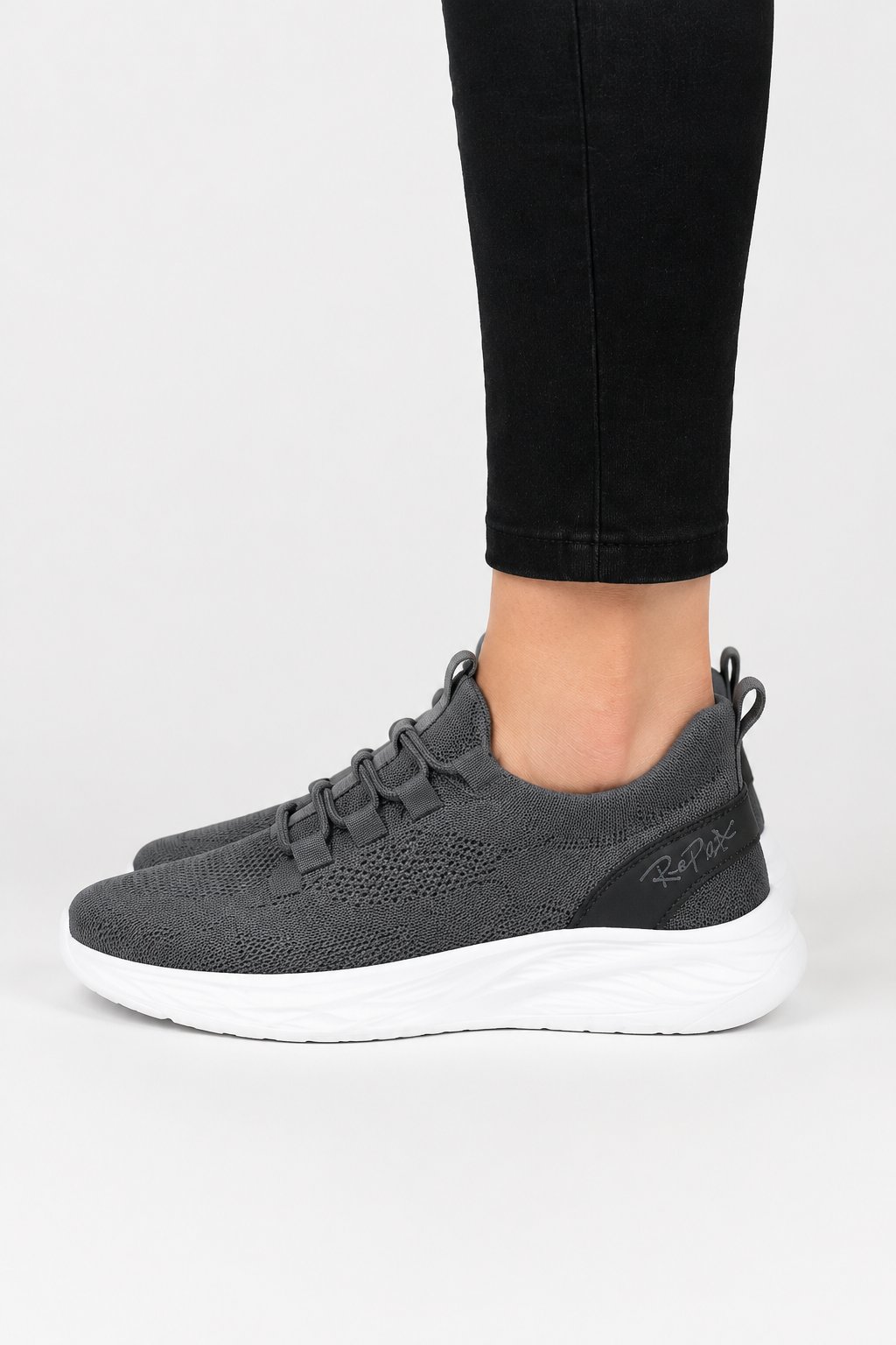 Triko Faylon Taban Unisex Spor Ayakkabı FÜME