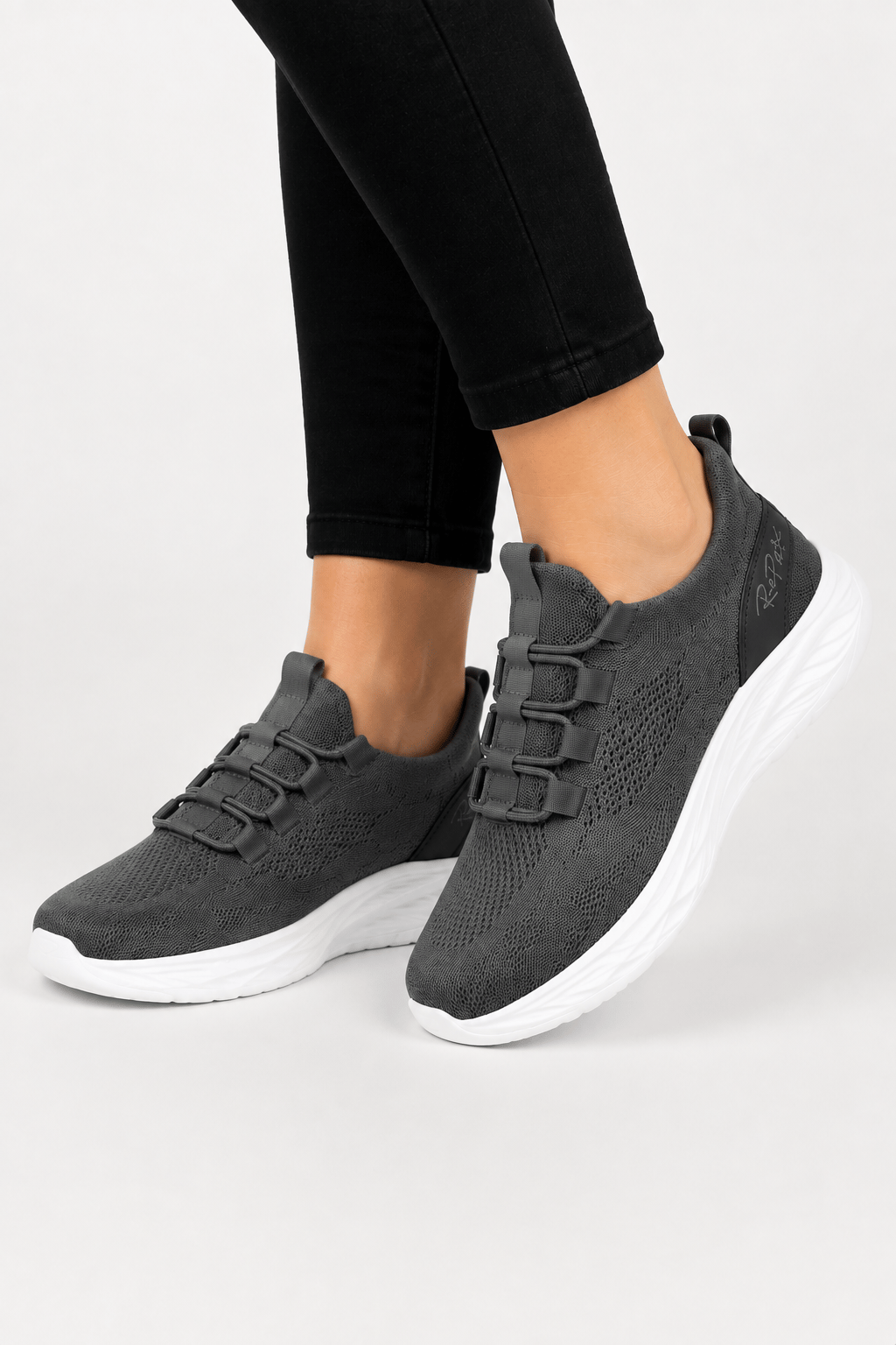 Triko Faylon Taban Unisex Spor Ayakkabı FÜME