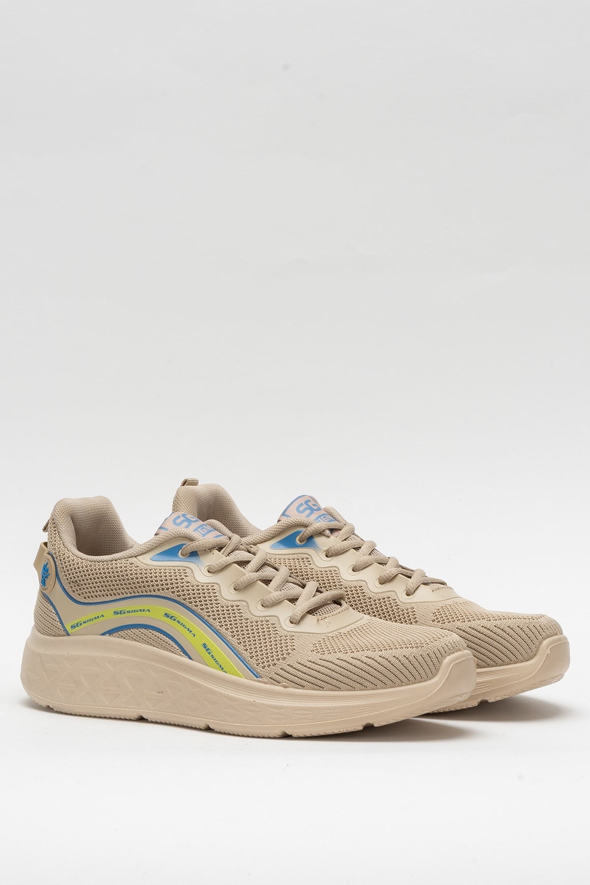 Triko Sneaker Rahat Hava Alabilen Kokusuz Erkek Spor Ayakkabı BEJ
