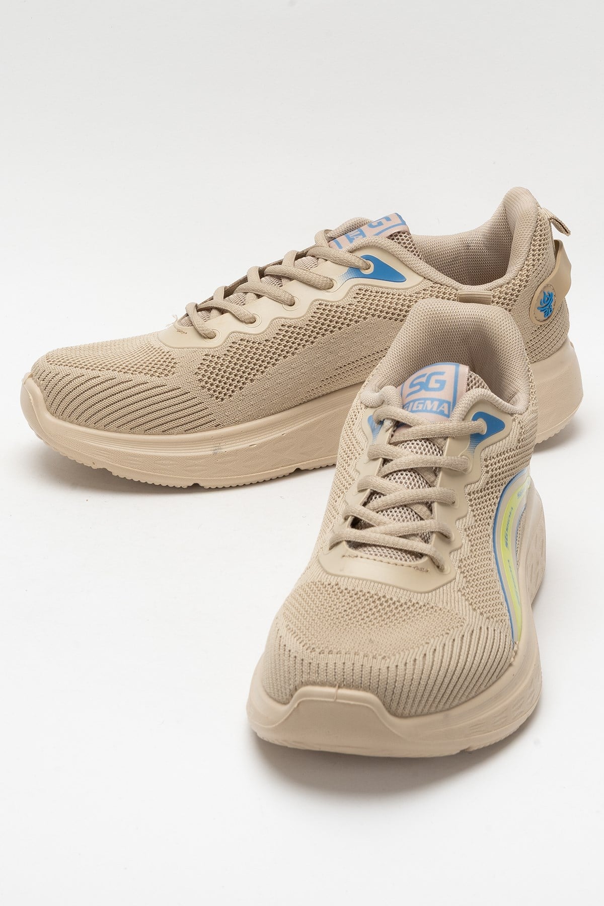 Triko Sneaker Rahat Hava Alabilen Kokusuz Erkek Spor Ayakkabı BEJ