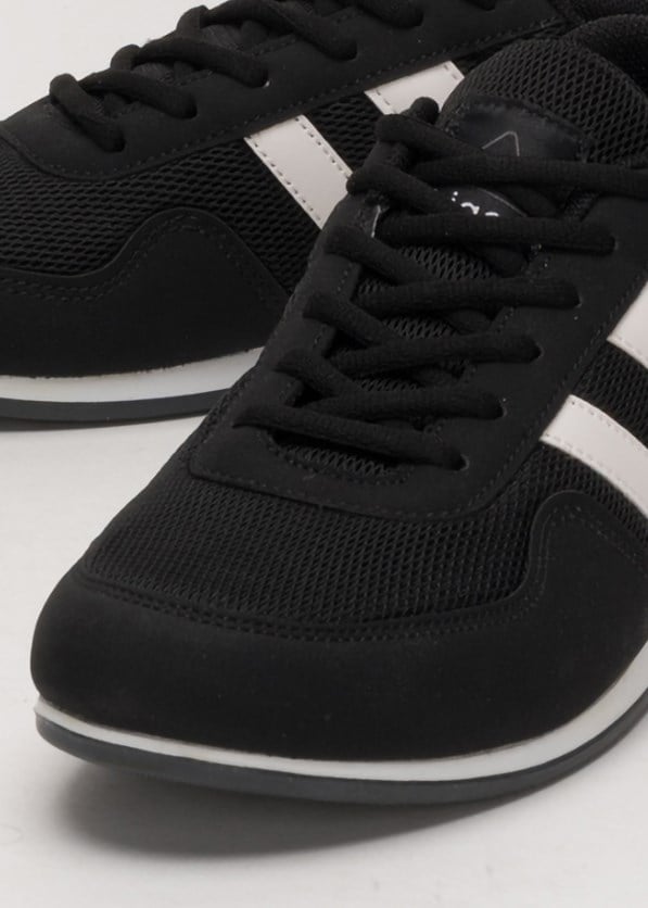 Unisex Airfile İnce Taban Spor Ayakkabı SİYAH - BEYAZ