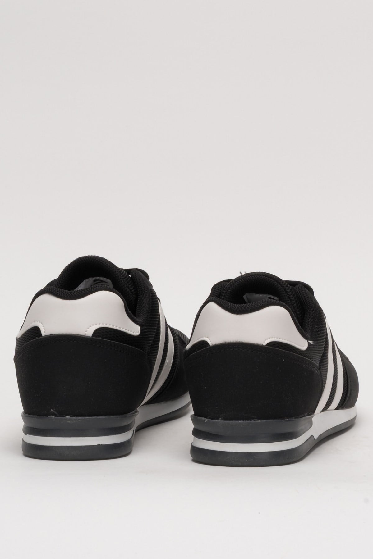 Unisex Airfile İnce Taban Spor Ayakkabı SİYAH - BEYAZ
