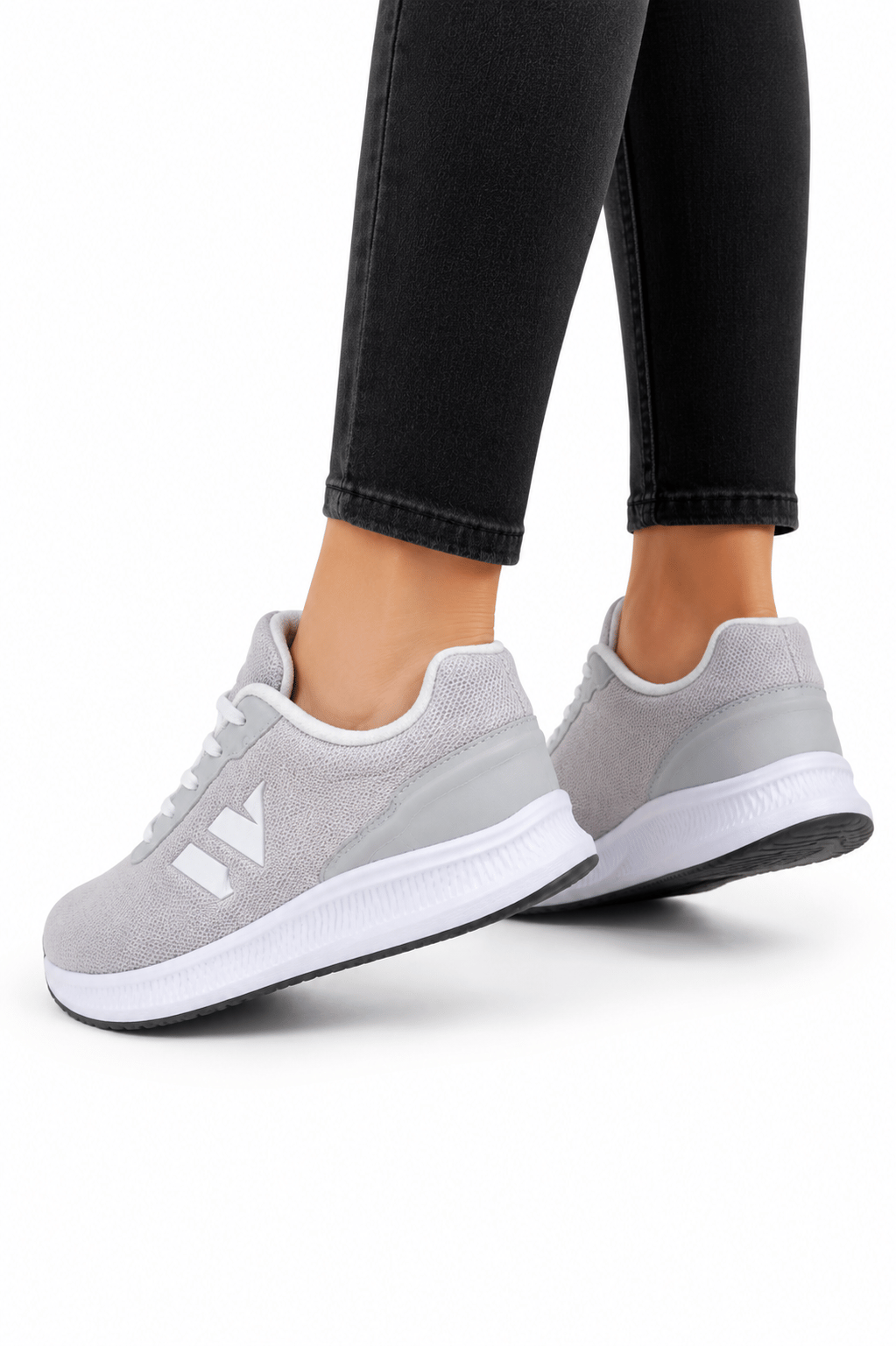 Unisex Airfile Poli Taban Spor Ayakkabı GRI