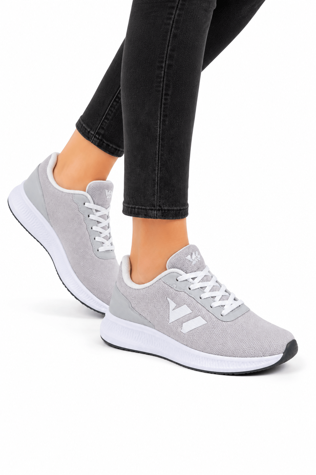 Unisex Airfile Poli Taban Spor Ayakkabı GRI