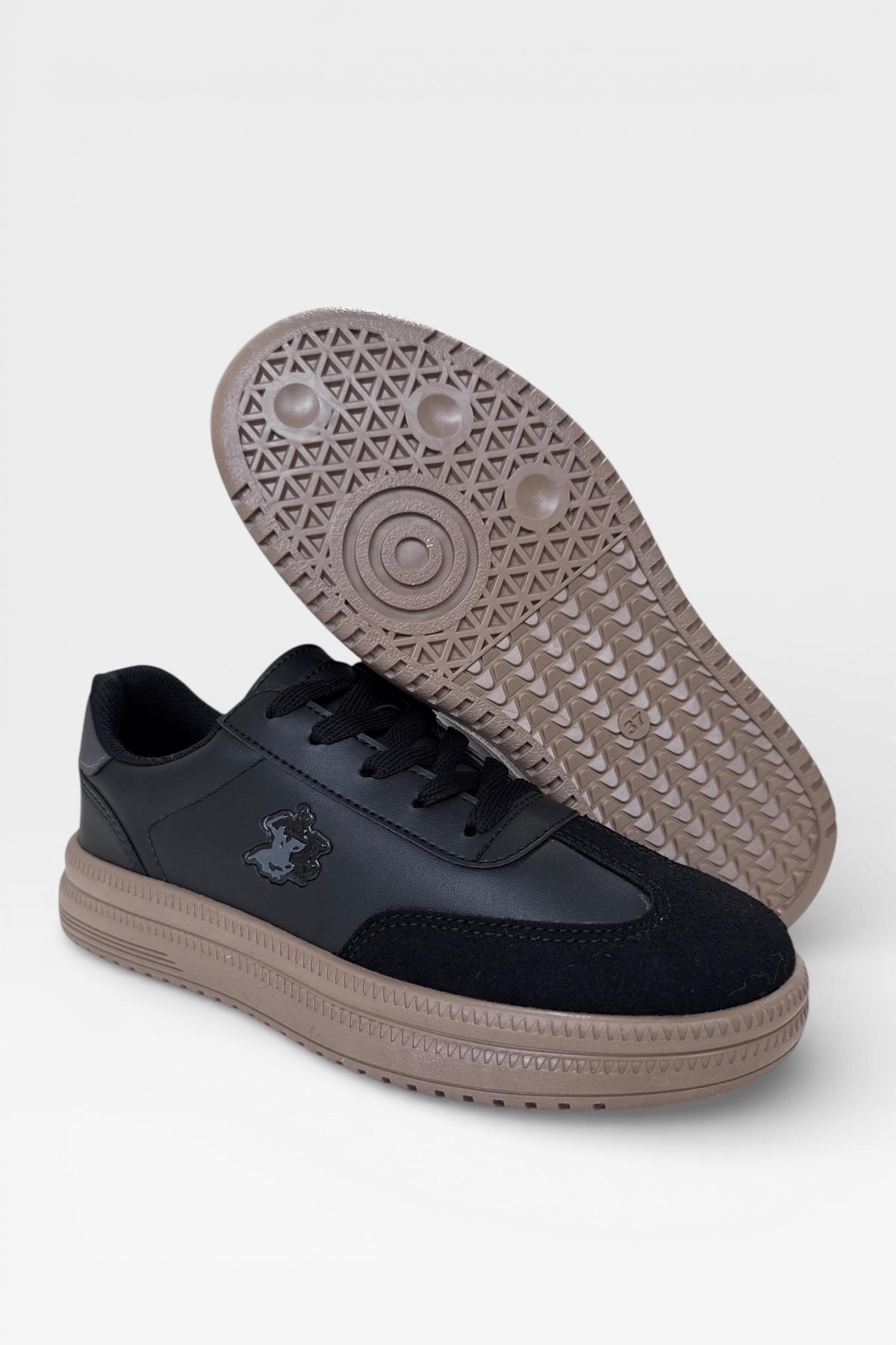 Unisex Cilt Snneaker Ayakkabı SİYAH