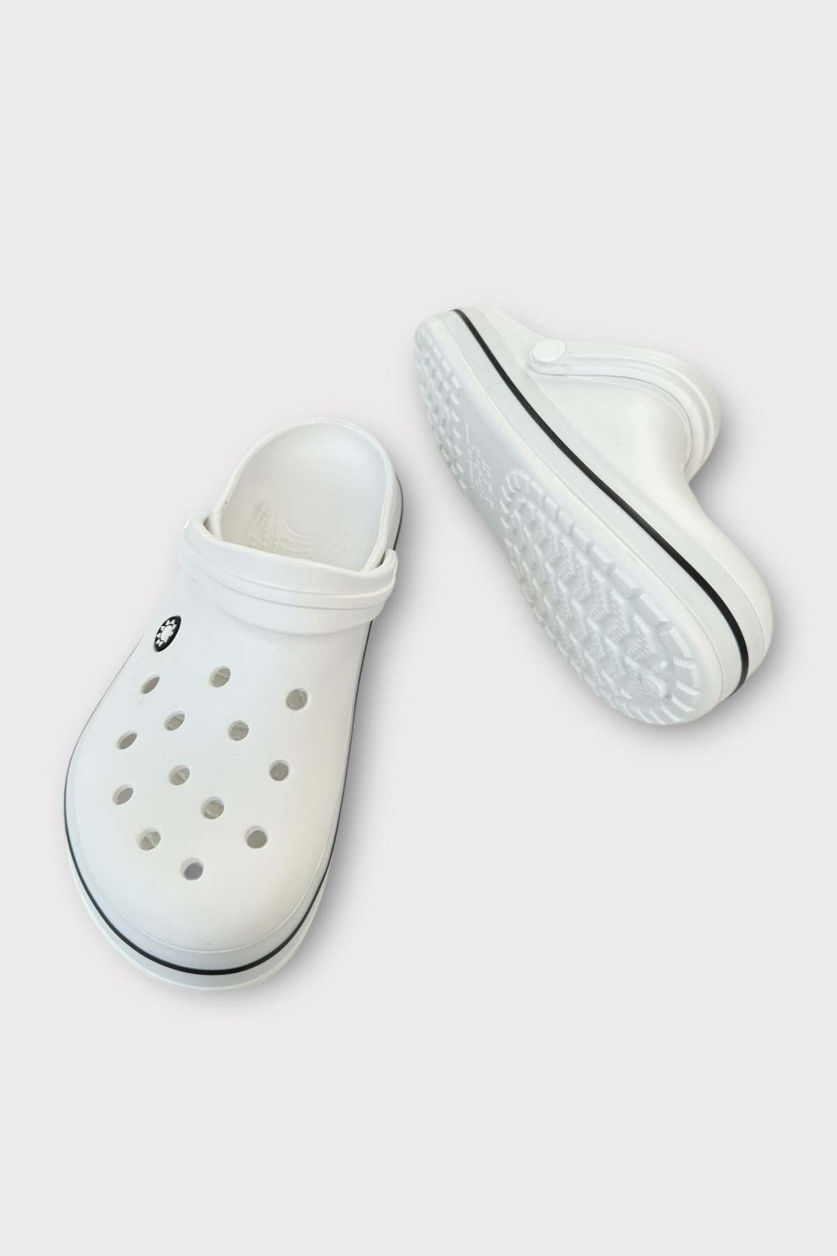 Unisex Comfort Hafif Medikal Hemşire Sabo Terlik BEYAZ