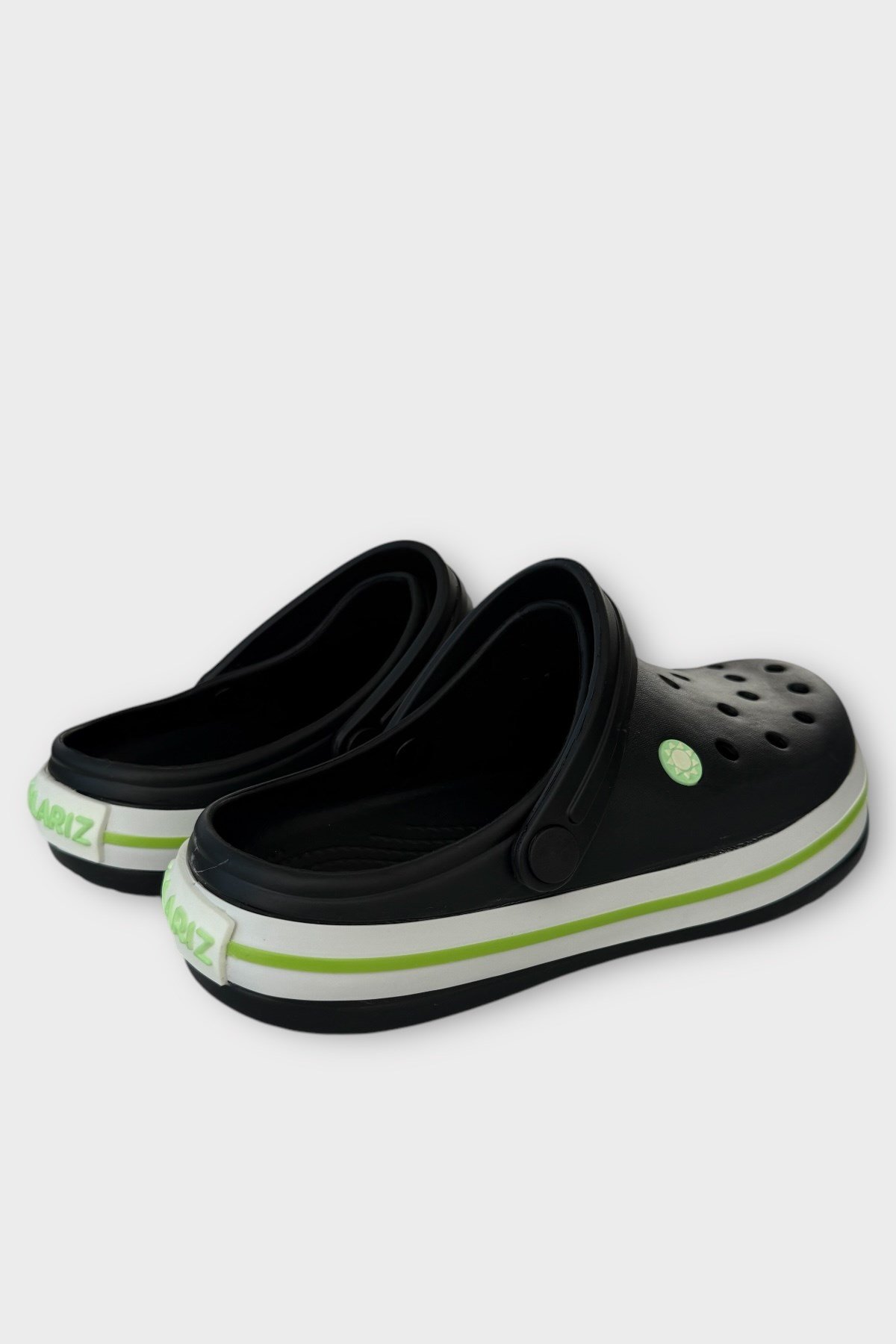Unisex Comfort Hafif Medikal Hemşire Sabo Terlik SİYAH - YEŞİL