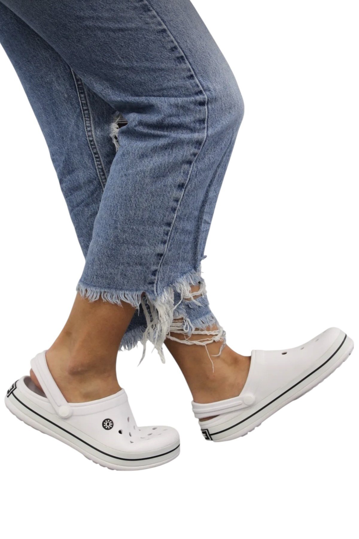 Unisex Comfort Hafif Medikal Hemşire Sabo Terlik BEYAZ