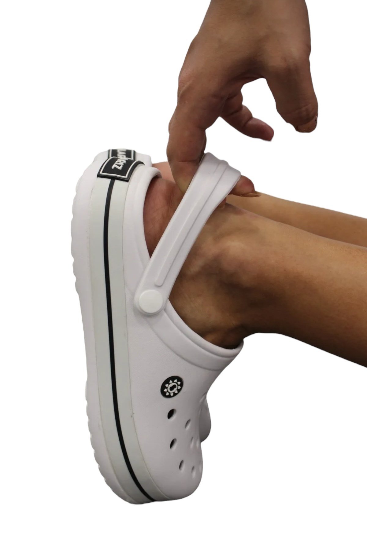 Unisex Comfort Hafif Medikal Hemşire Sabo Terlik BEYAZ