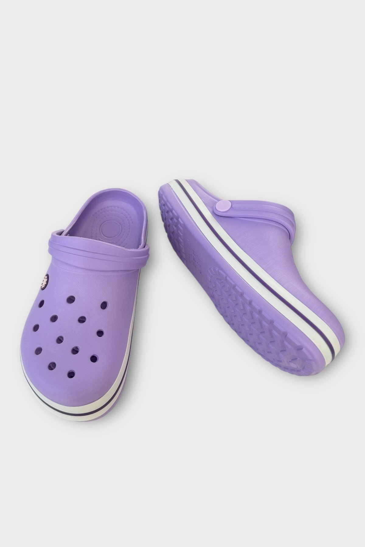 Unisex Comfort Hafif Medikal Hemşire Sabo Terlik Lila