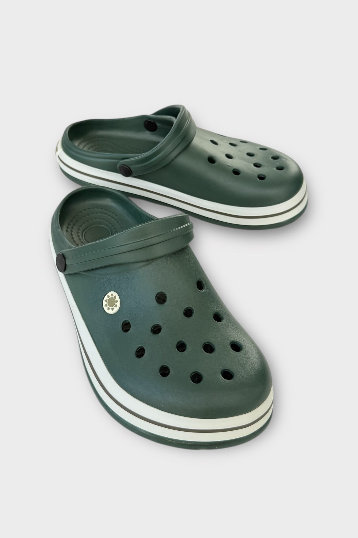 Unisex Comfort Hafif Medikal Hemşire Sabo Terlik HAKİ