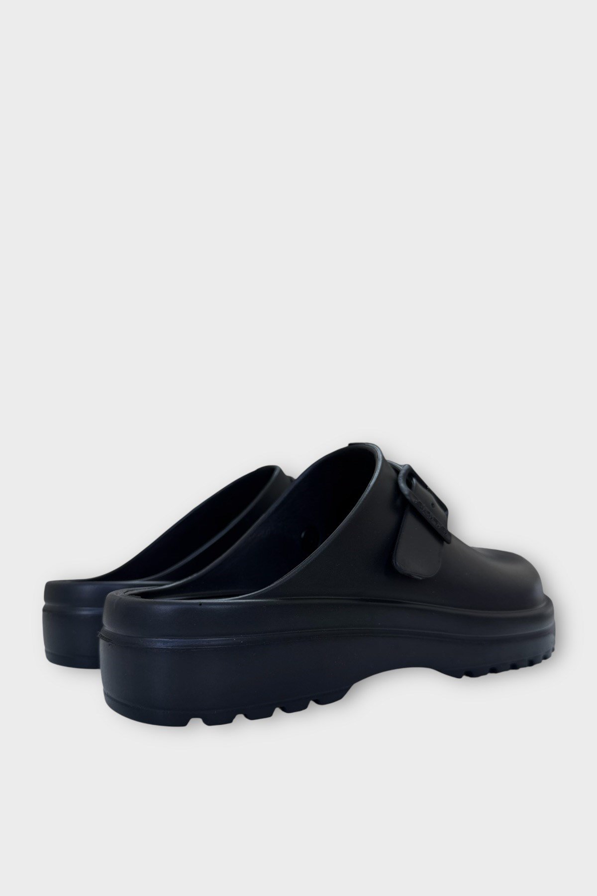 Unisex Comfort Kalın Taban Medikal Hemşire Doktor Sabo Terlik SİYAH