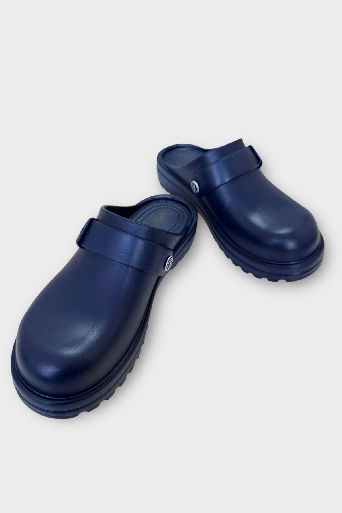 Unisex Comfort Kalın Taban Medikal Hemşire Doktor Sabo Terlik LACİVERT