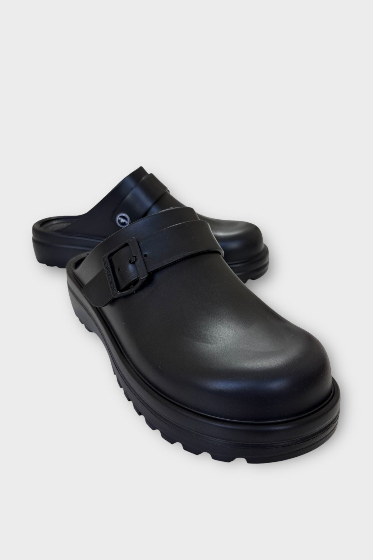Unisex Comfort Kalın Taban Medikal Hemşire Doktor Sabo Terlik SİYAH