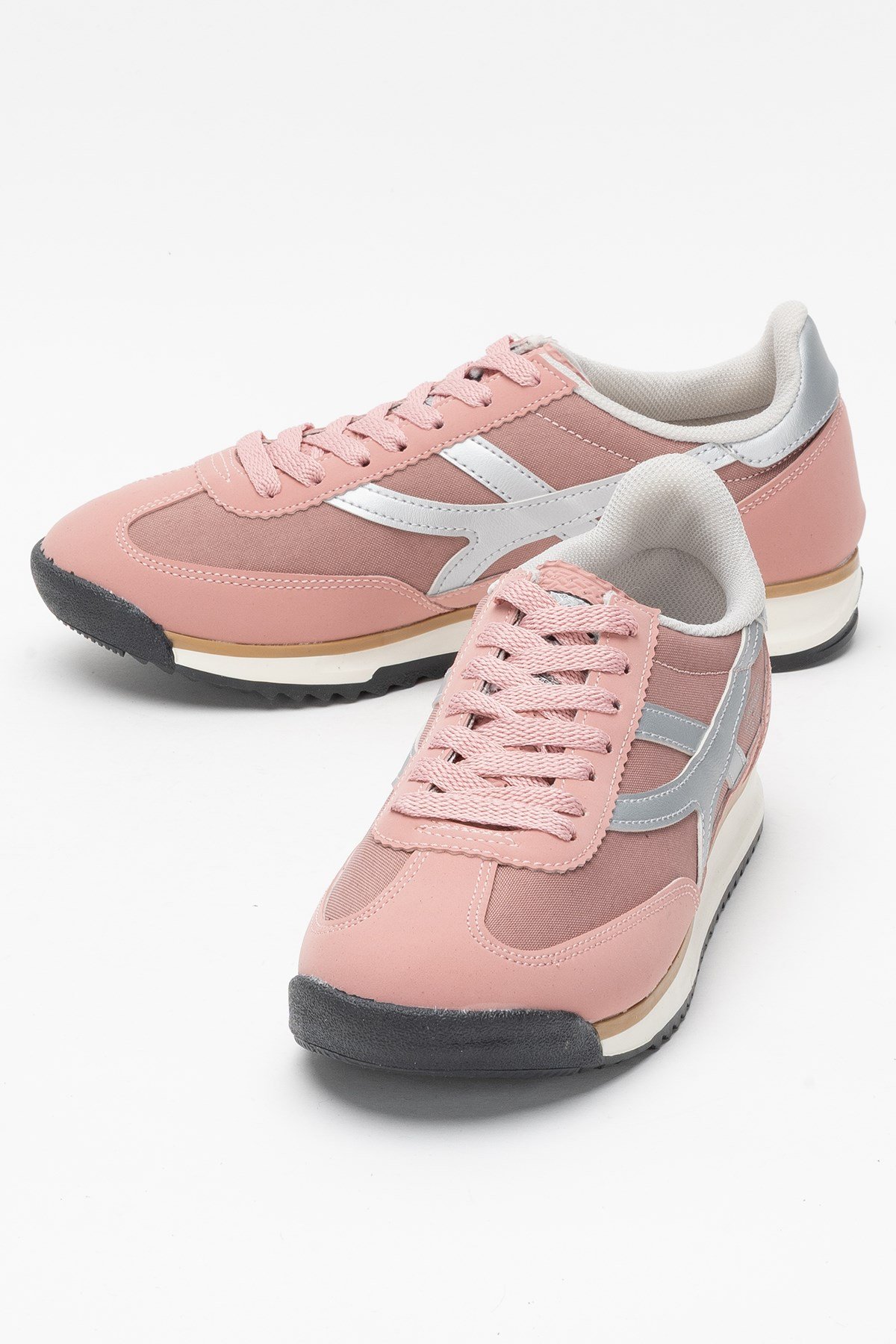 Unisex Denye Kumaş Spor Ayakkabı PUDRA