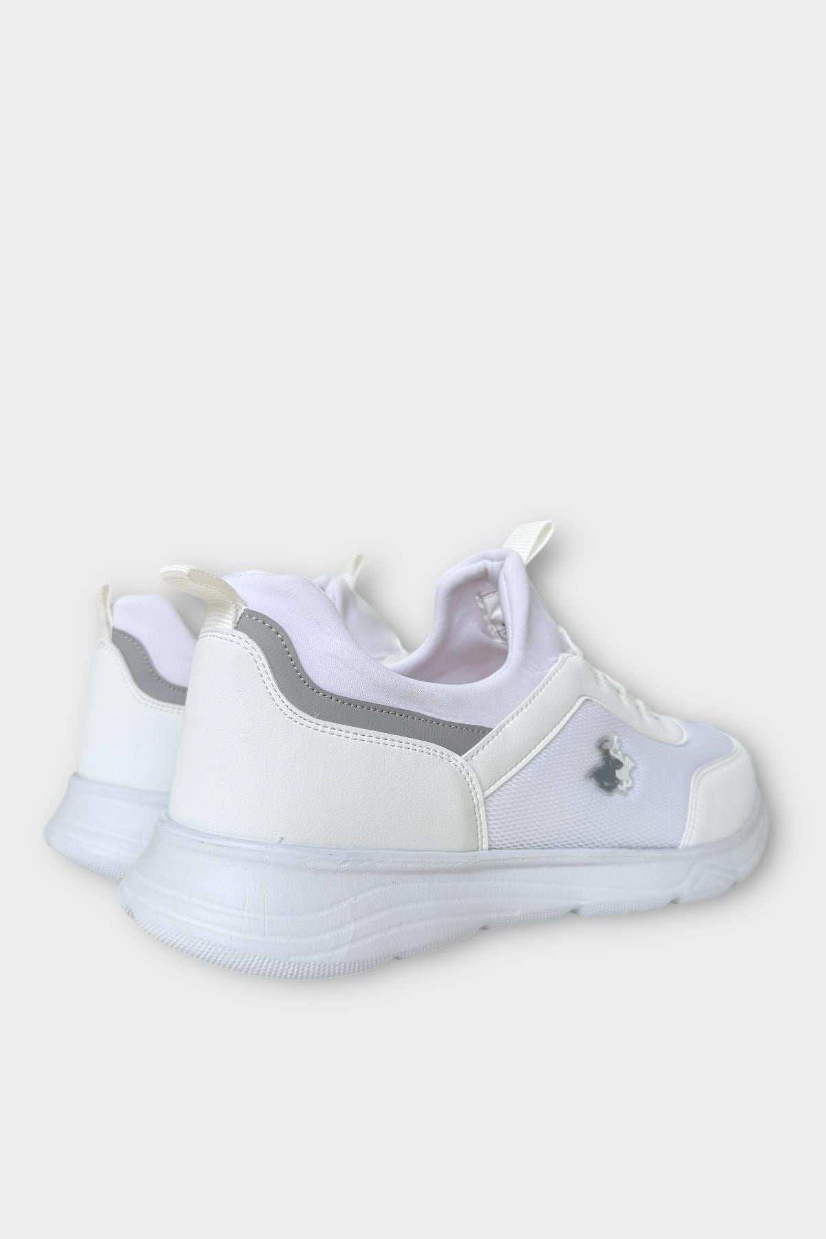 Unisex Faylon Taban Airfile Spor Ayakkabı BEYAZ