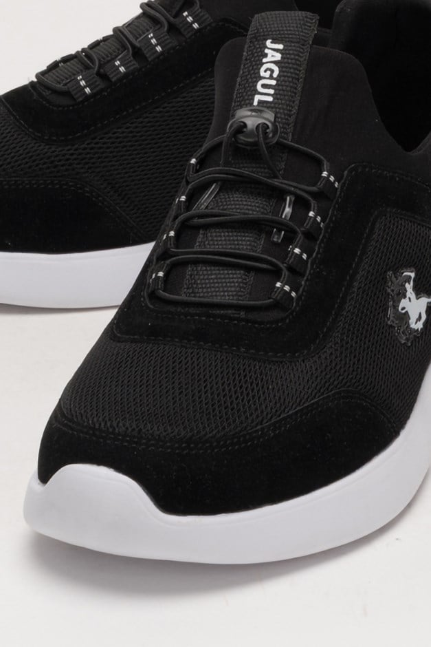 Unisex Faylon Taban Airfile Spor Ayakkabı SİYAH - BEYAZ