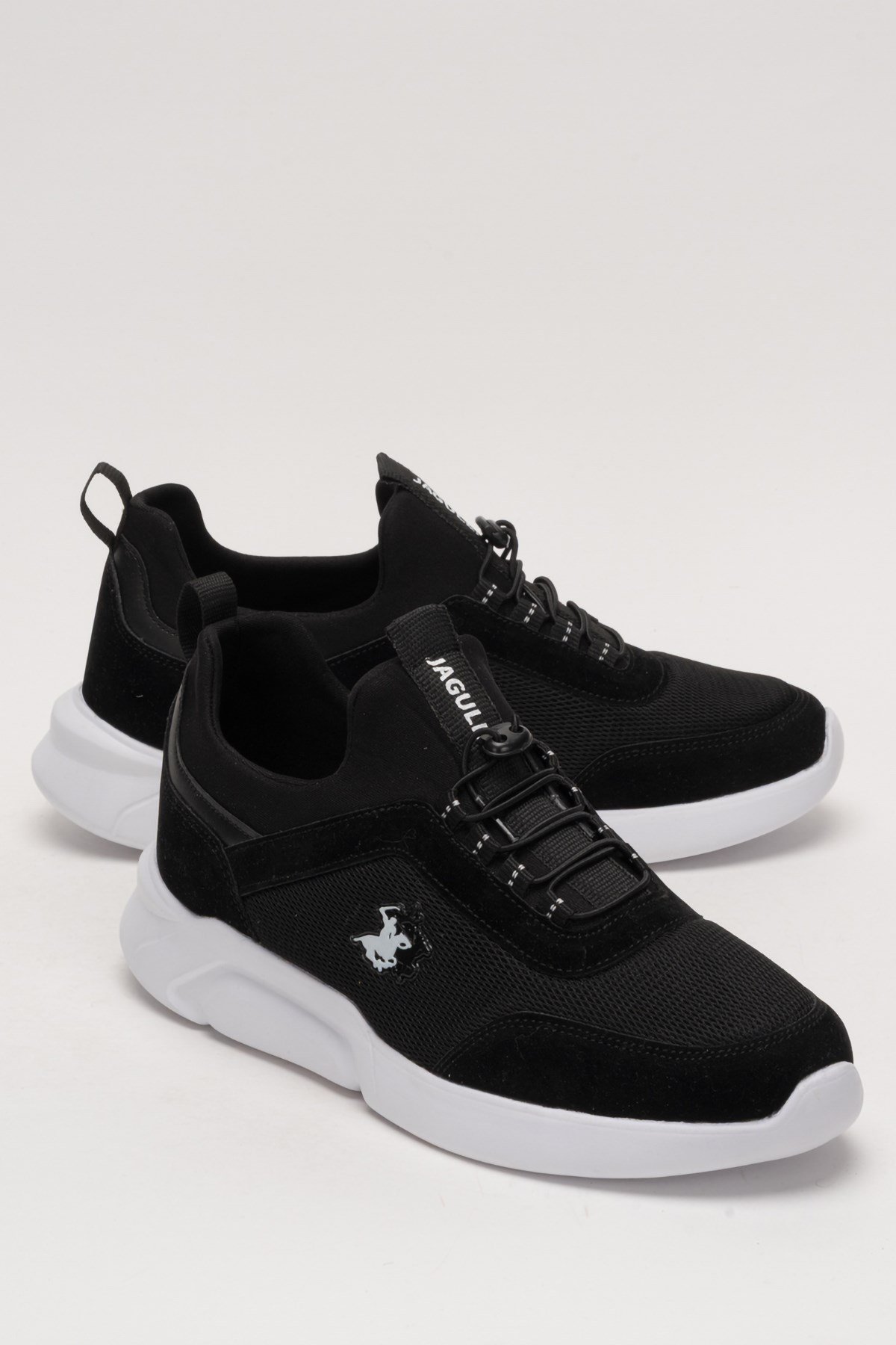Unisex Faylon Taban Airfile Spor Ayakkabı SİYAH - BEYAZ