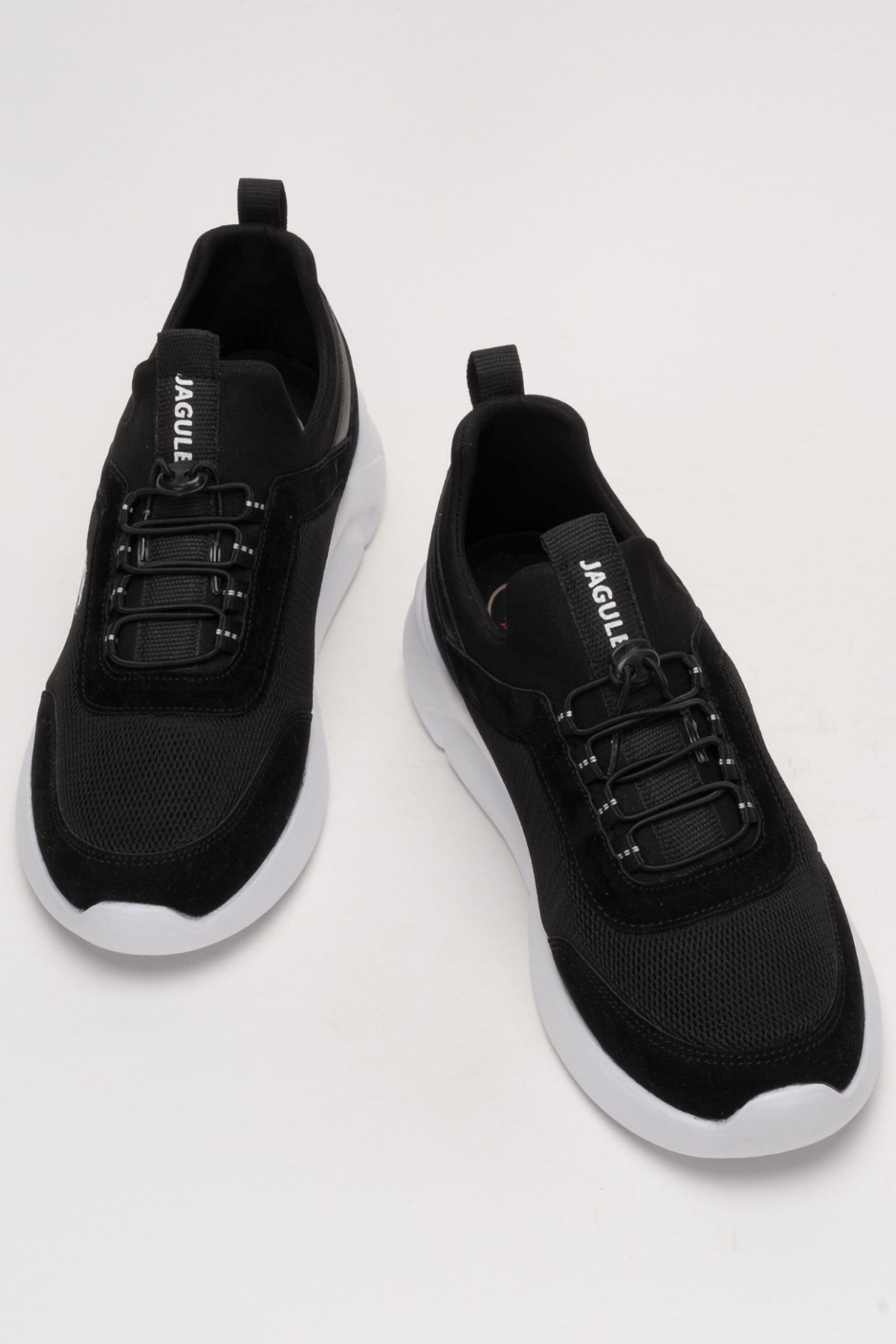Unisex Faylon Taban Airfile Spor Ayakkabı SİYAH - BEYAZ