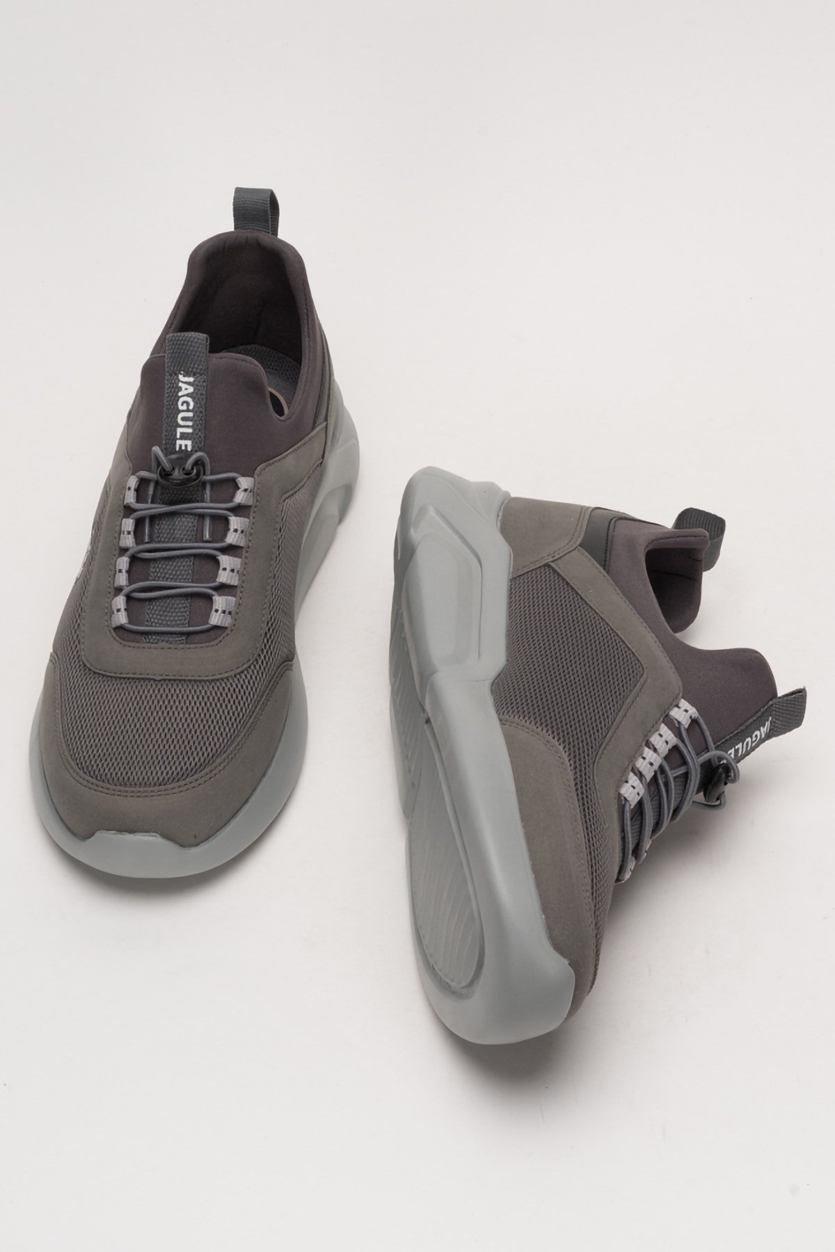 Unisex Faylon Taban Airfile Spor Ayakkabı FÜME