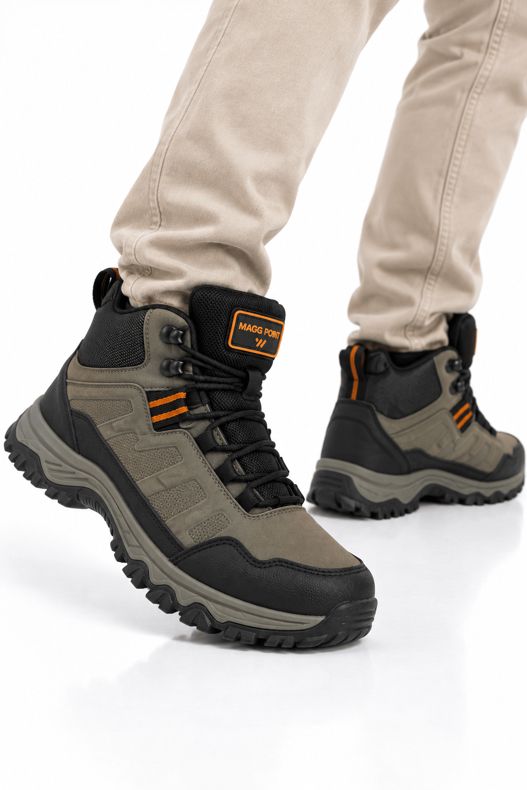 Unisex Kaydırmaz Taban Sıcak Tutan Trekking & Outdoor Bot  VİZON