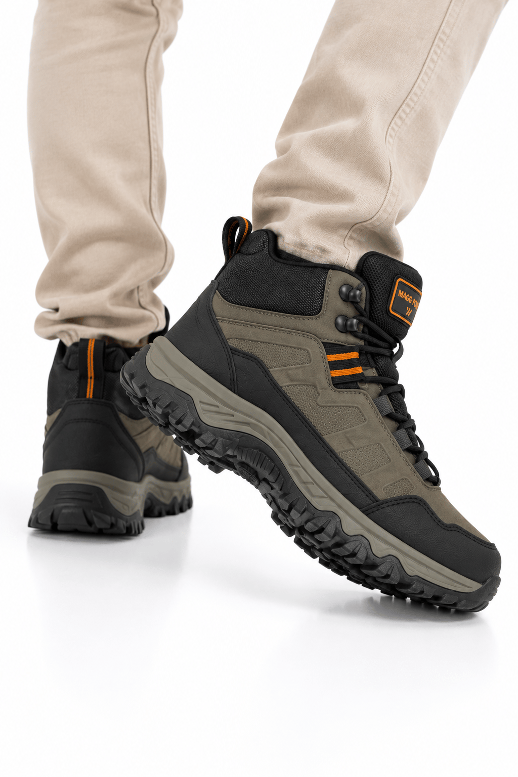 Unisex Kaydırmaz Taban Sıcak Tutan Trekking & Outdoor Bot  VİZON