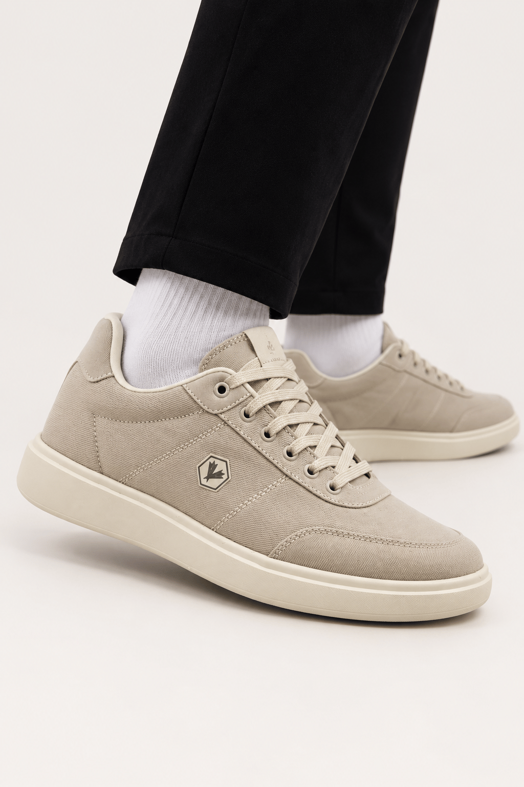 Unisex Keten Sneaker Ayakkabı BEJ
