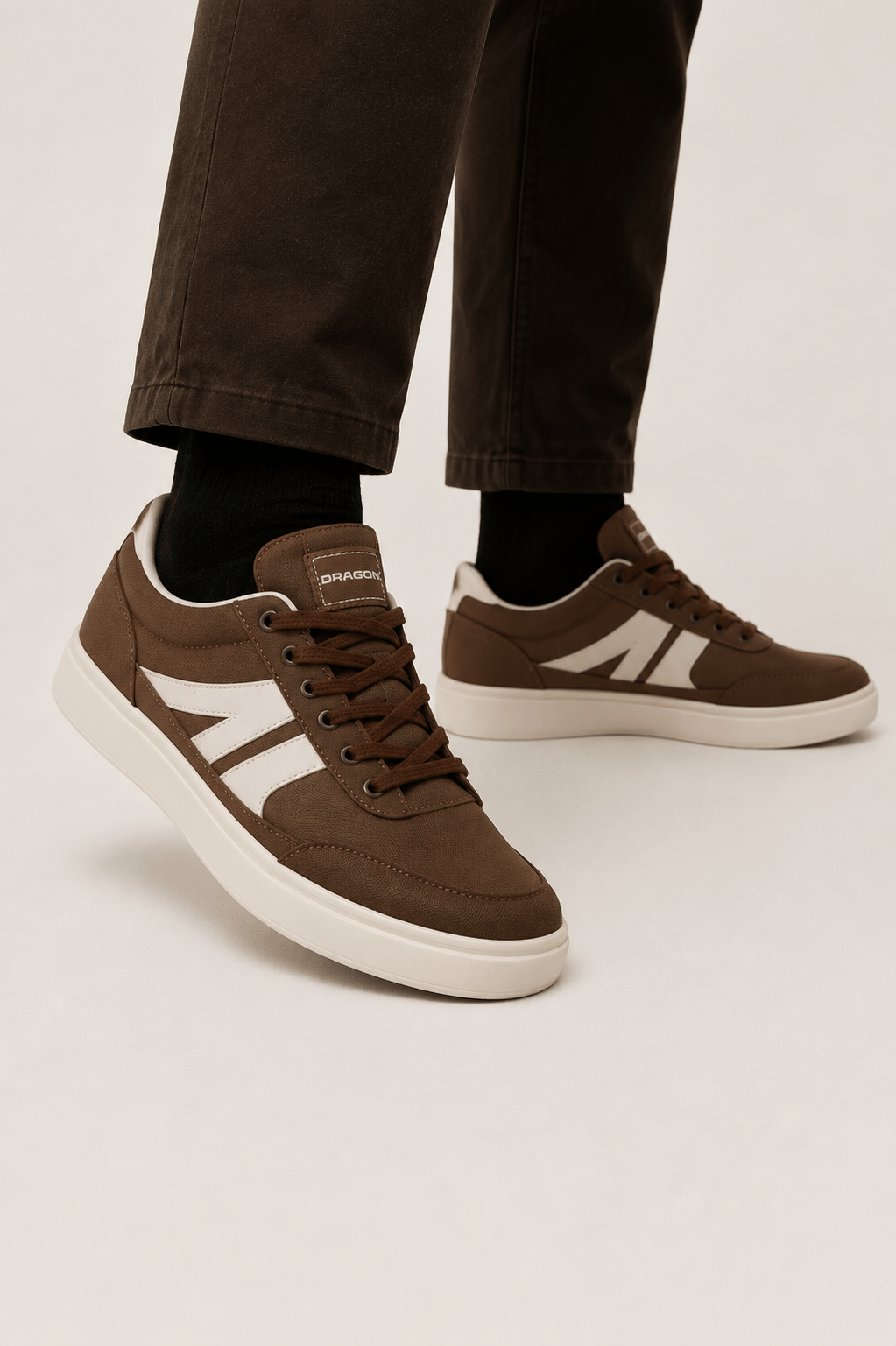 Unisex Keten Sneaker Ayakkabı KAHVERENGİ
