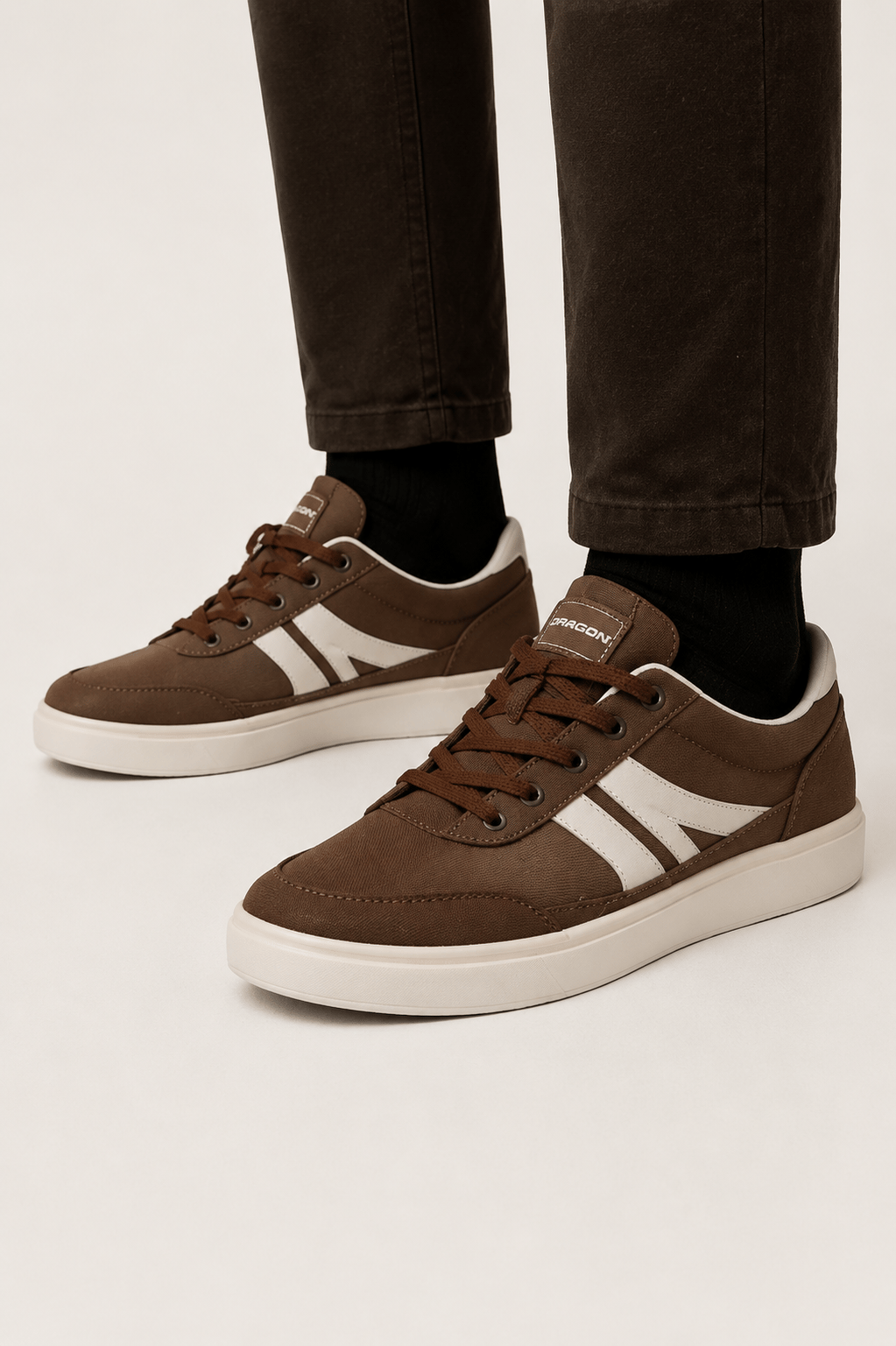 Unisex Keten Sneaker Ayakkabı KAHVERENGİ