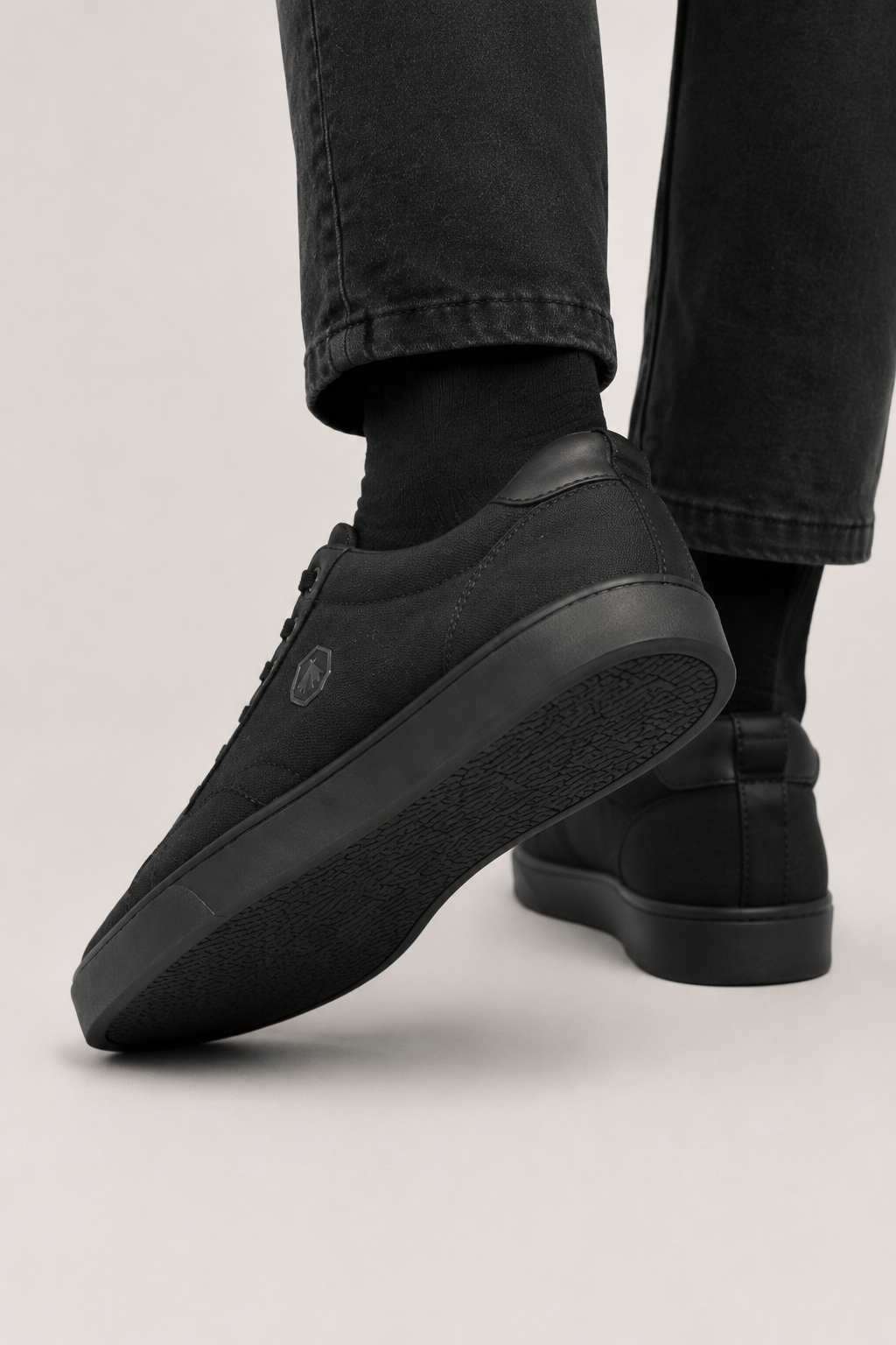 Unisex Keten Sneaker Ayakkabı SİYAH