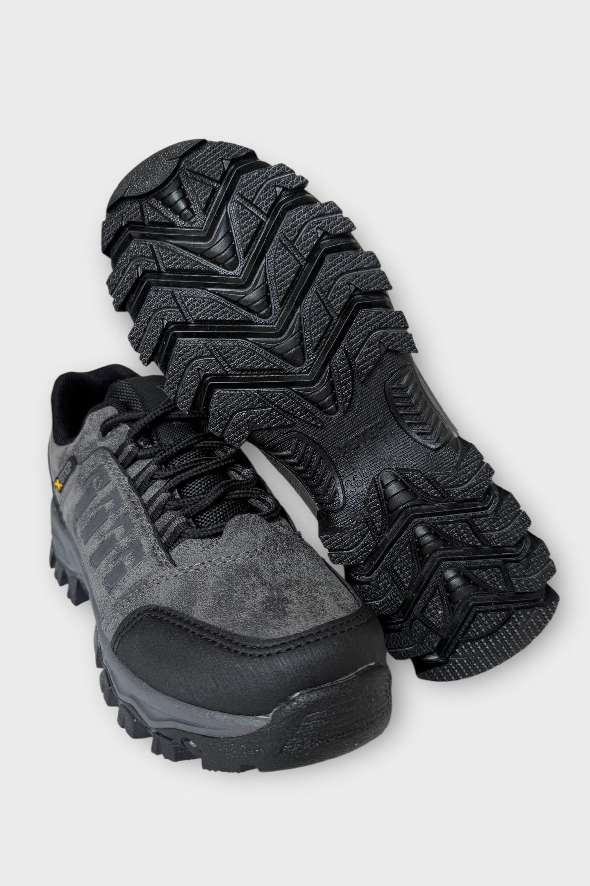 Unisex Kısa Trekking Outdoor Bot Ayakkabı FÜME