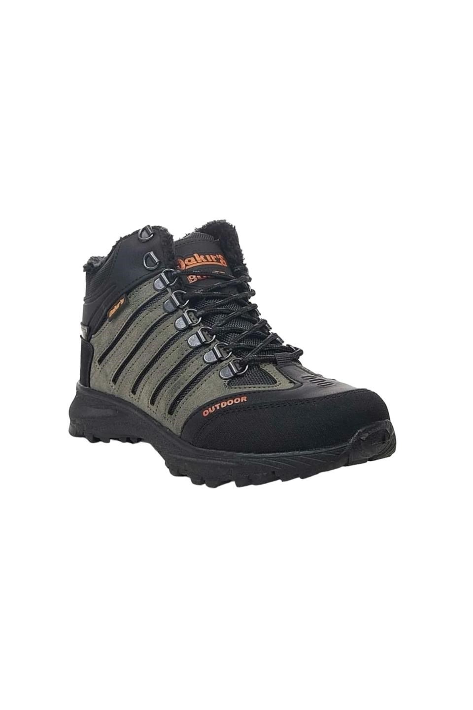 Unisex Kürklü Trekking Outdoor Bot HAKİ
