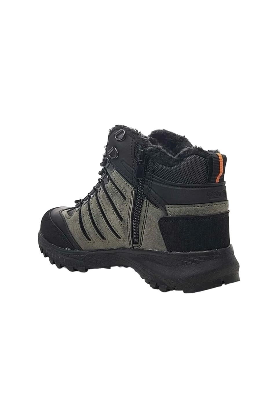 Unisex Kürklü Trekking Outdoor Bot HAKİ
