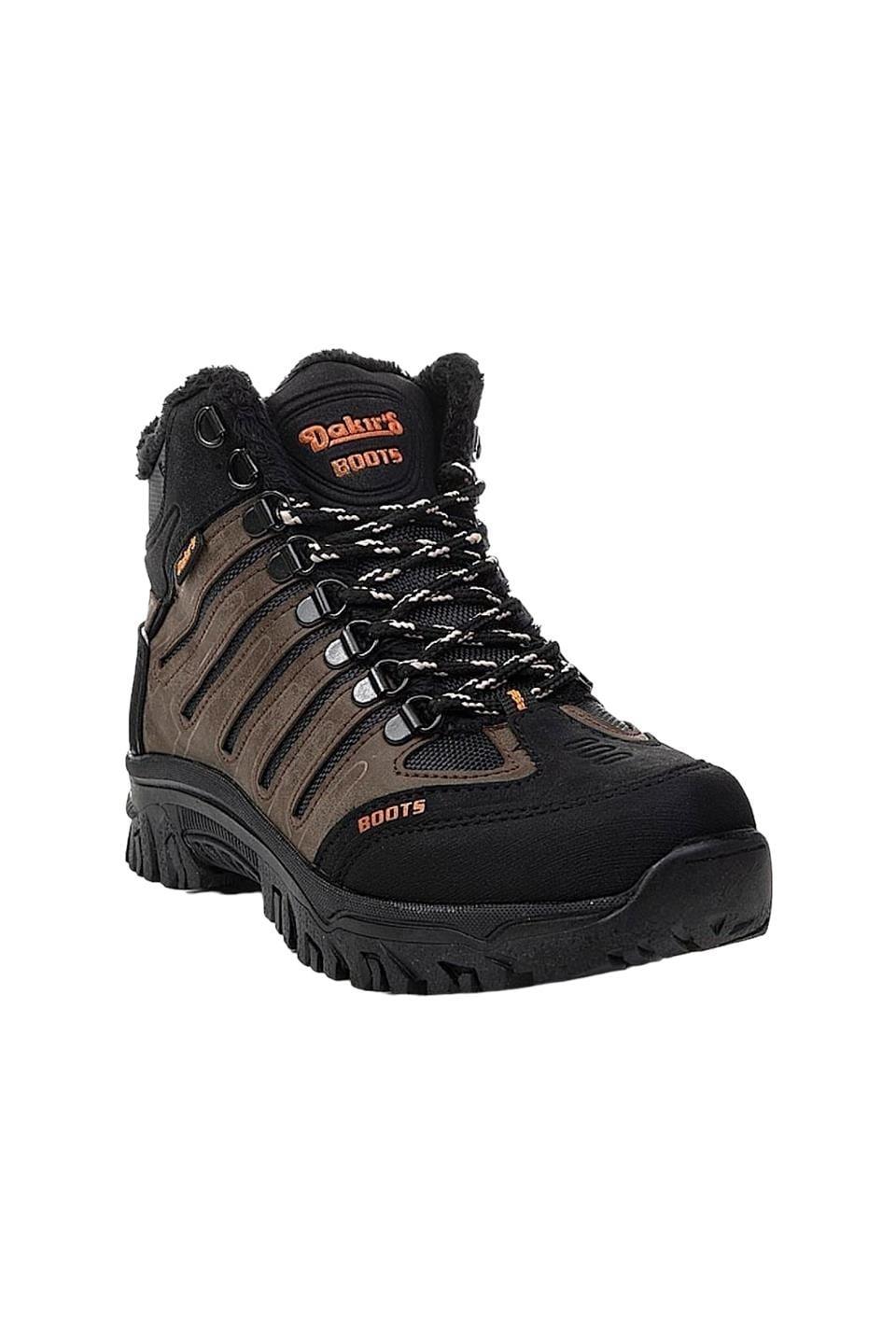 Unisex Kürklü Trekking Outdoor Bot KAHVERENGİ